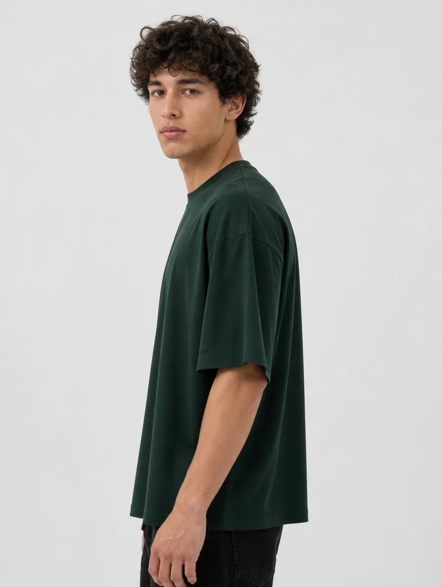 Pack 01 Oversize Verde Botella